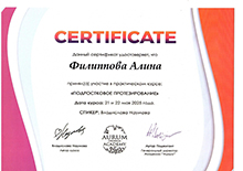 Сертификат 11